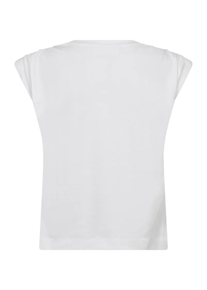 Muse tee with shoulder pads Bright White Copenhagen Muse 